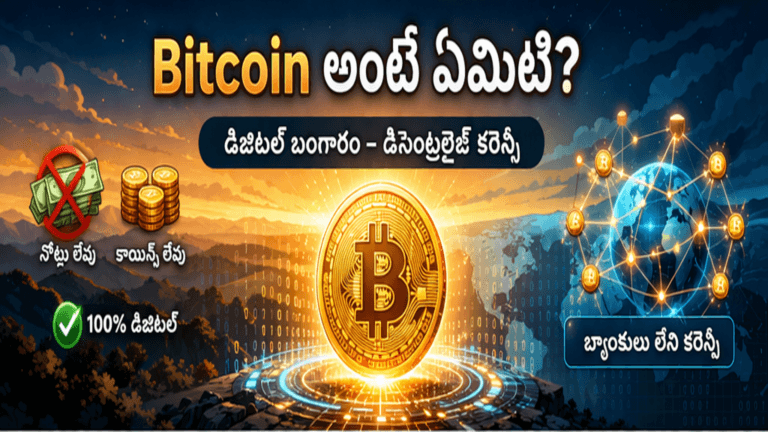 Bitcoin explanation in Telugu